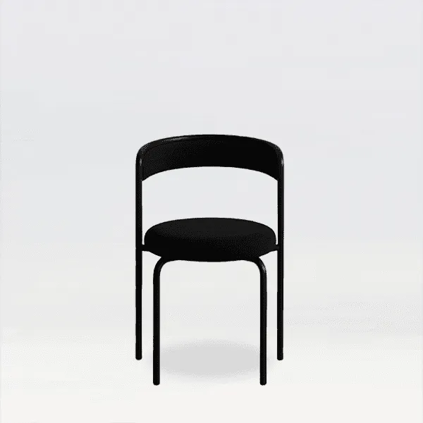 Saffie Dining Chair Black - Image 2