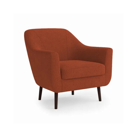 Dillon, burgundy velvet armchair - Hire it