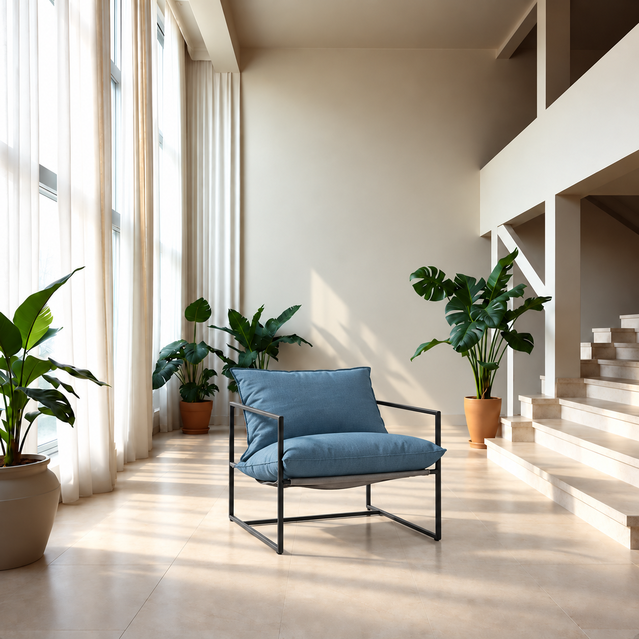 Allure Sling Armchair Petrol