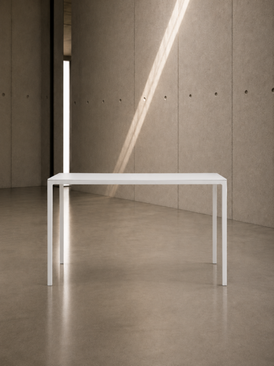 Allure High Bar Table Rectangle White