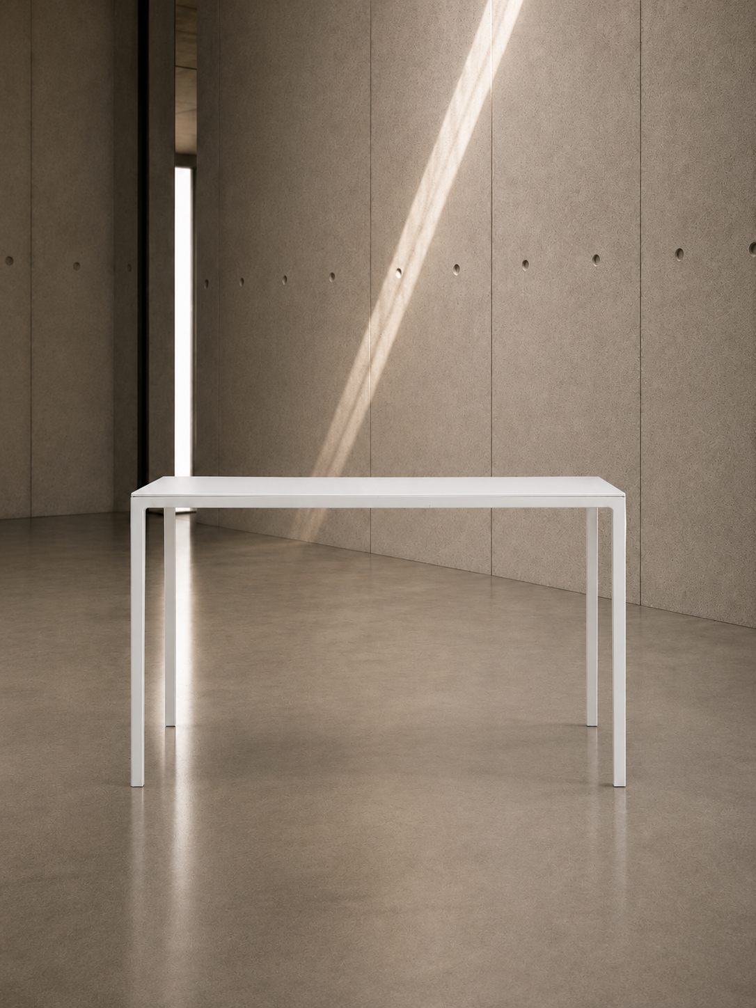 Allure High Bar Table Rectangle White