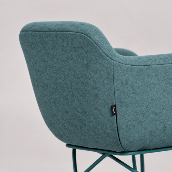 Milan Armchair Blue