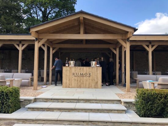 Rustic Wood Bar