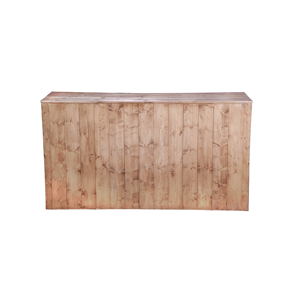Rustic Wood Bar - Image 3