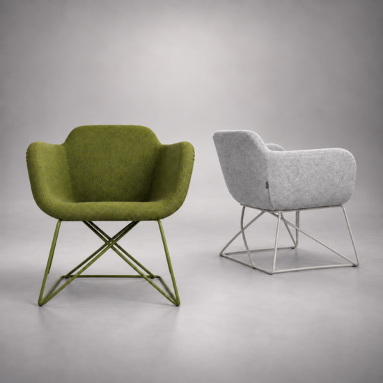 Milan Armchair Grey