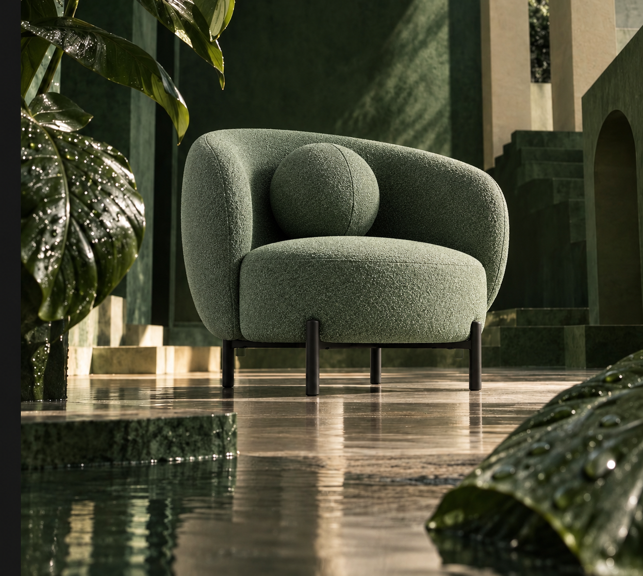 Lyon Chair Green