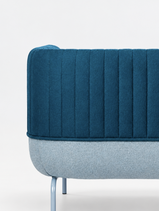 Blue Petrol Armchair