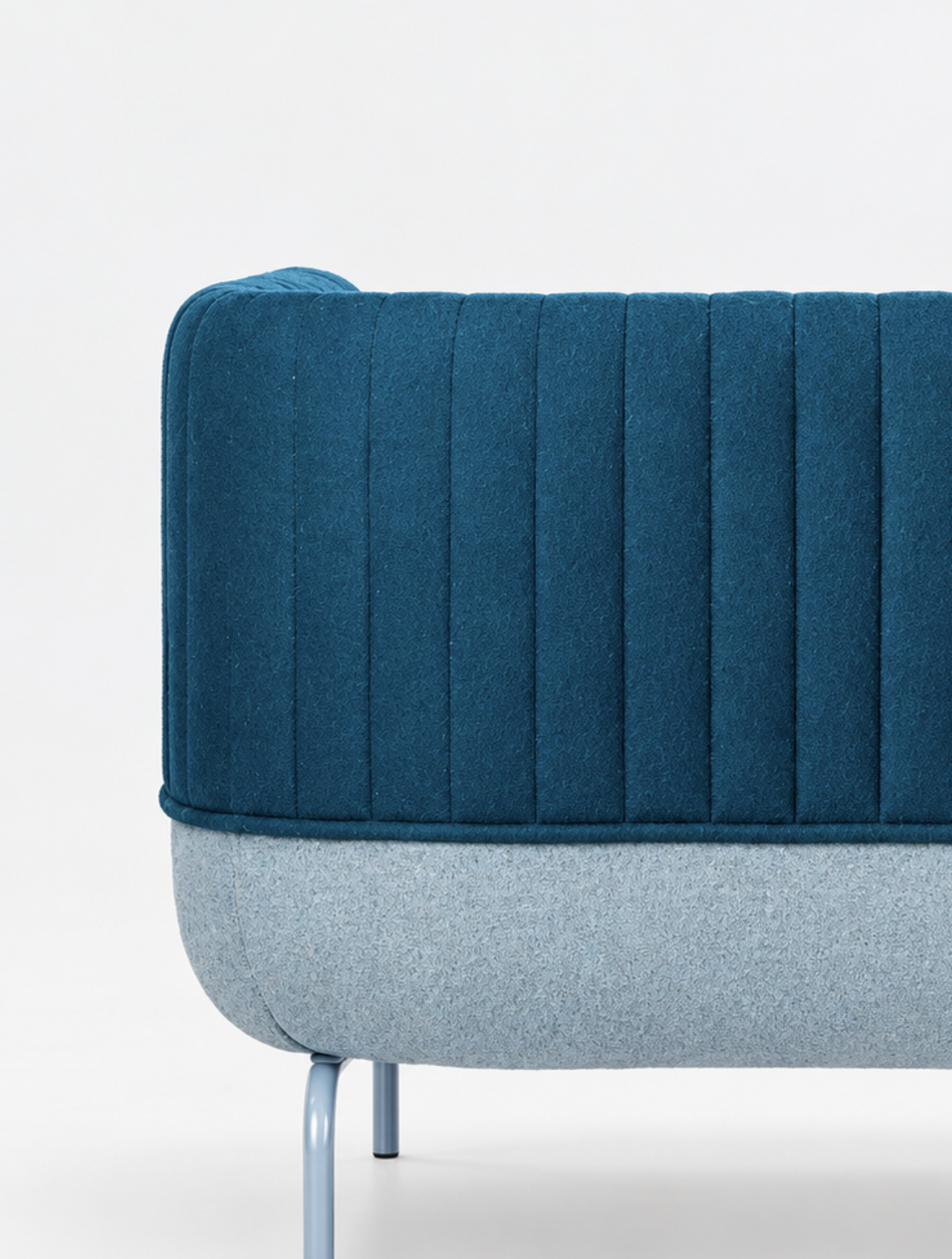 Blue Petrol Armchair