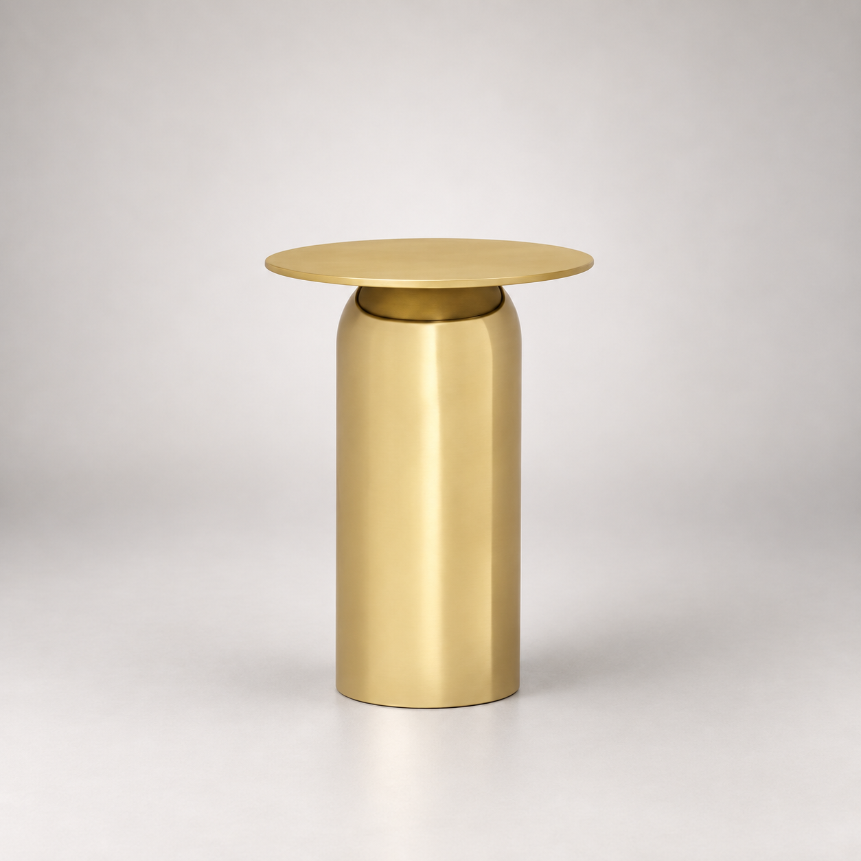 Maizie Gold Chrome Side Table