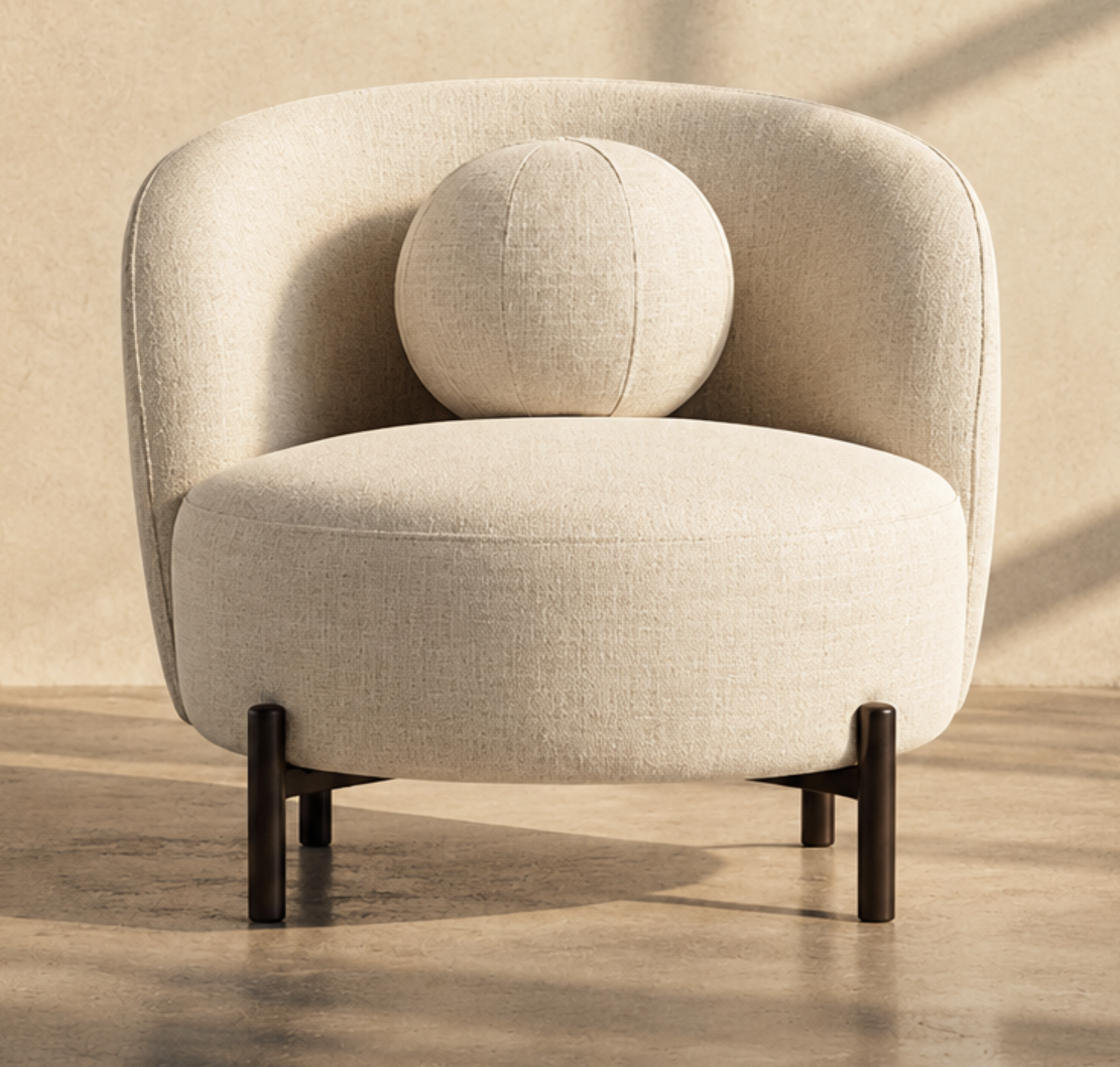 Lyon Chair Cream