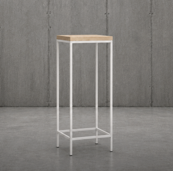 Allure Poseur Table White