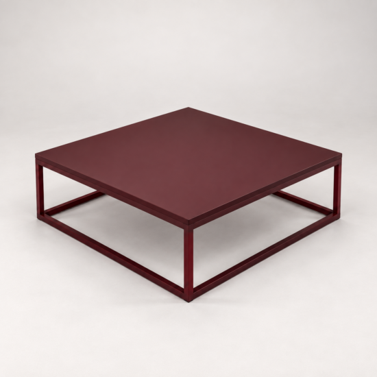 Allure Square Coffee Table Red