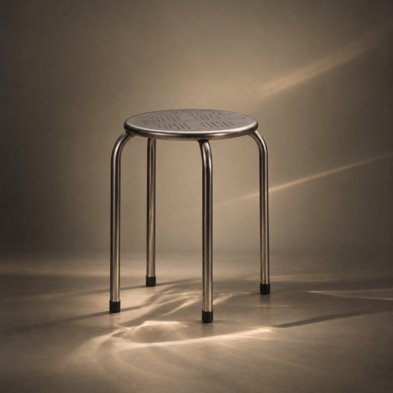 Steel - low stool
