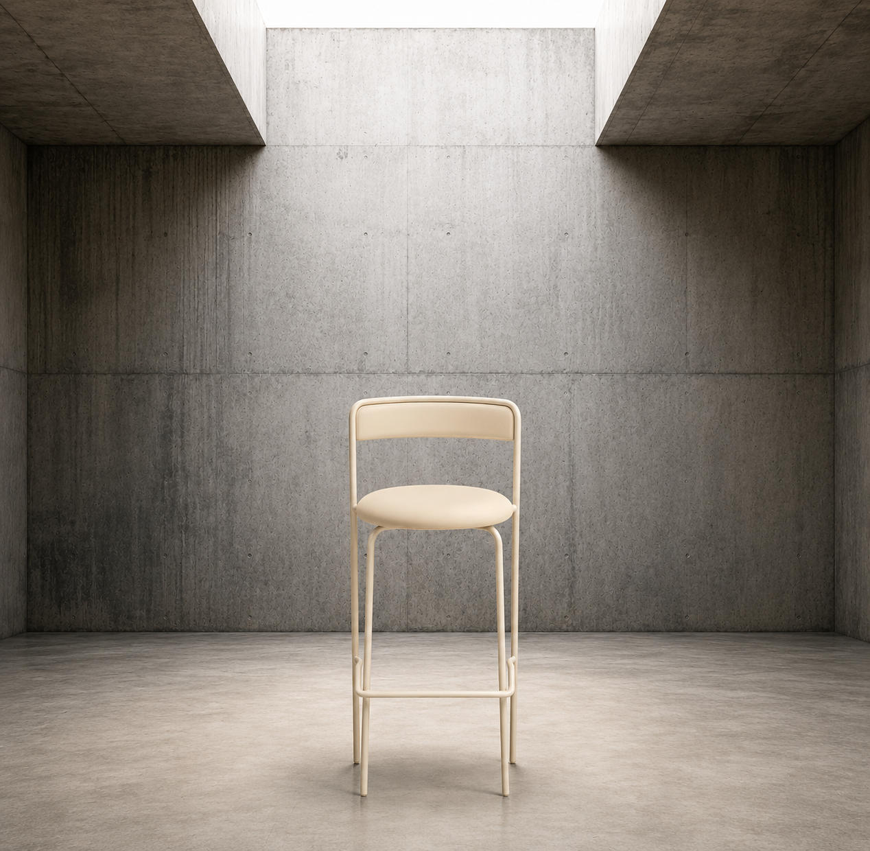 Saffie High Bar Stool Cream