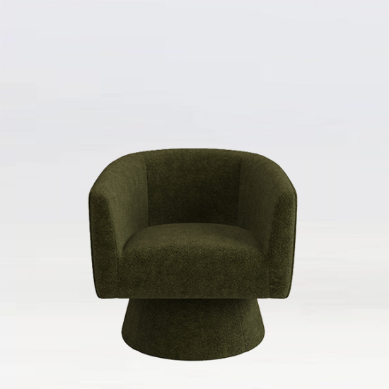 Cairo Swivel Armchair Green