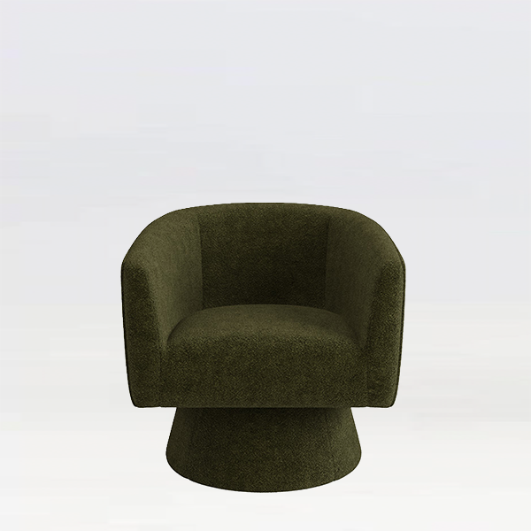 Cairo Swivel Armchair Green