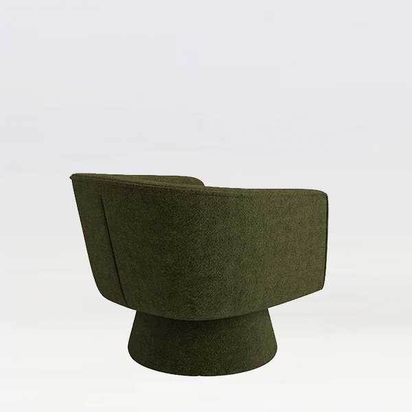 Cairo Swivel Armchair Green - Image 3