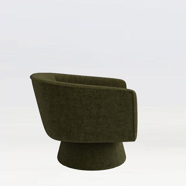 Cairo Swivel Armchair Green - Image 4