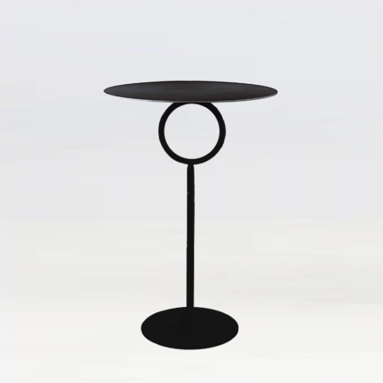 Oro Poseur Table Black