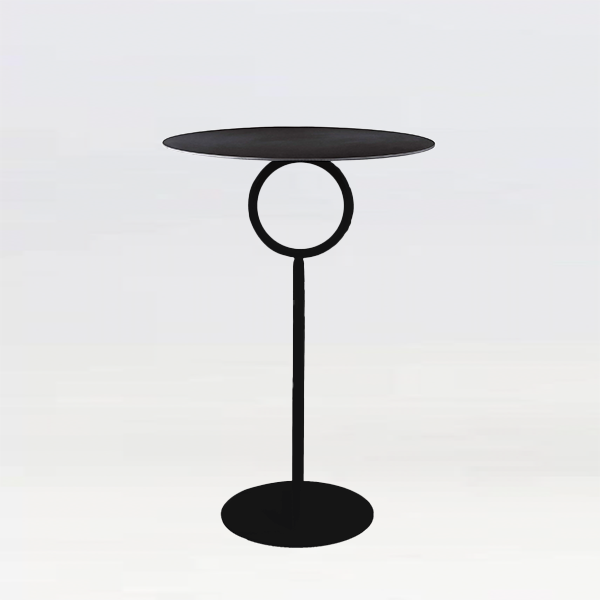 Oro Poseur Table Black