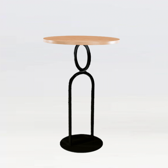 Oro Poseur Table Black