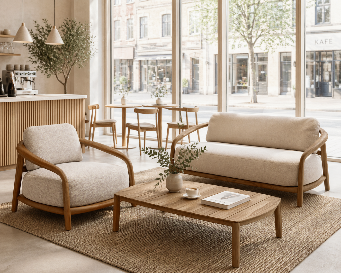 Arch Outdoor Furniture scene cluster seating for hire in London