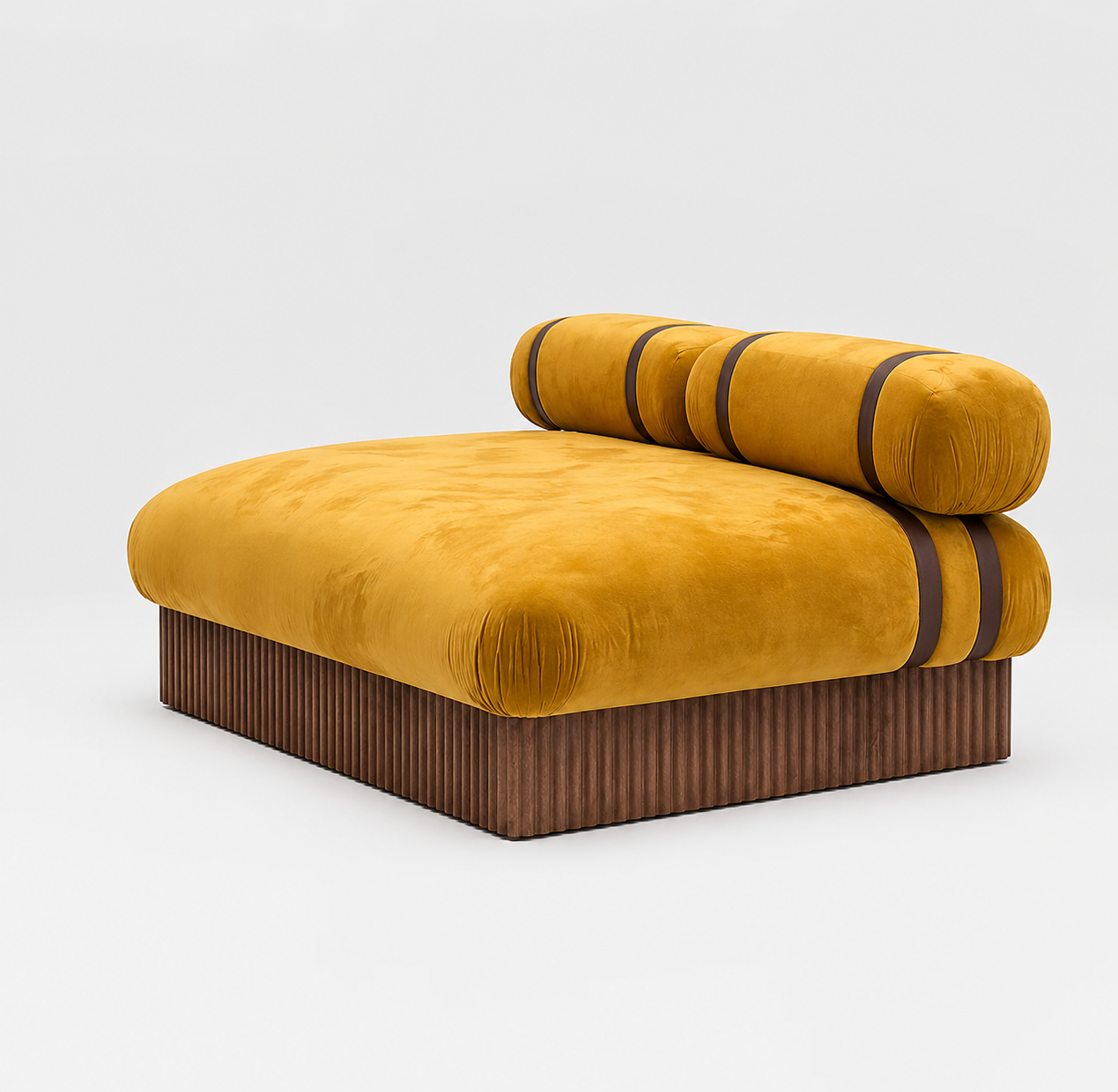 Yellow luxury sofa for hire for event hire in London UK Manchester Bougie Rockstar