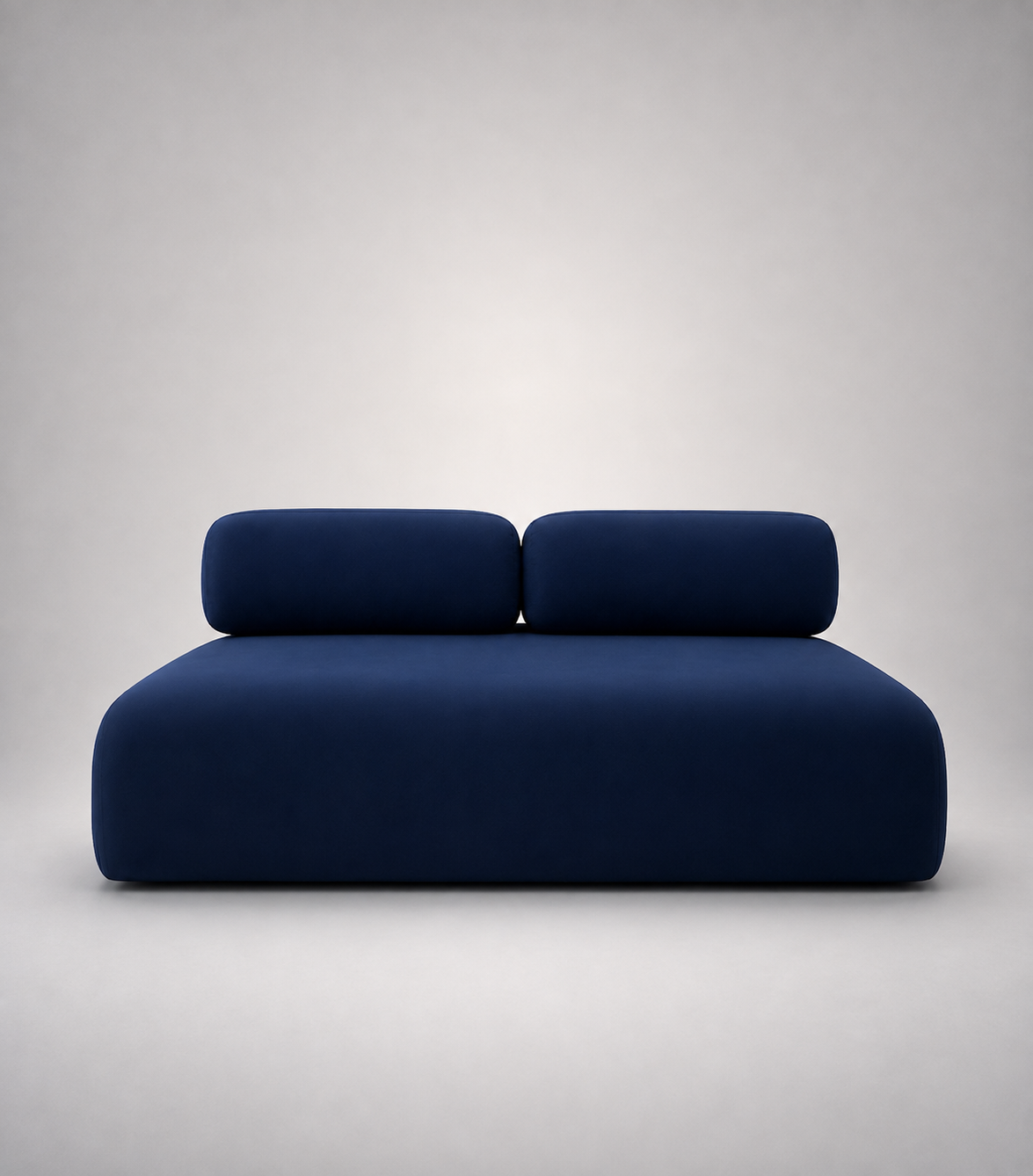 Bougie Buddy - Modular Navy Velvet Sofa
