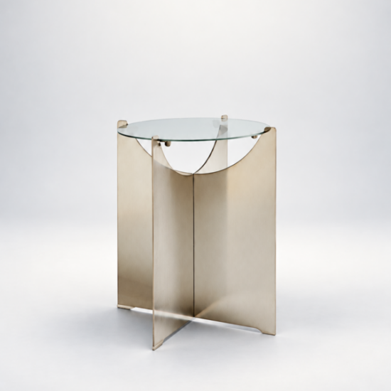 To Be Frank Chrome Side Table