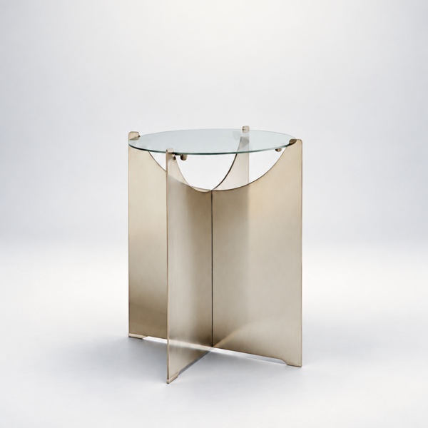 To Be Frank Chrome Side Table