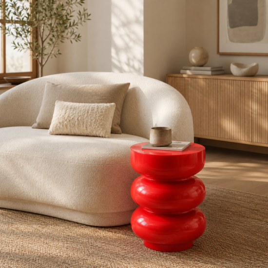 Red Side Table hire UK, red furniture for hire in London, red event furniture hire London, Red Table event furniture hire London, best event furniture hire companies in London, best event furniture hire companies in UK