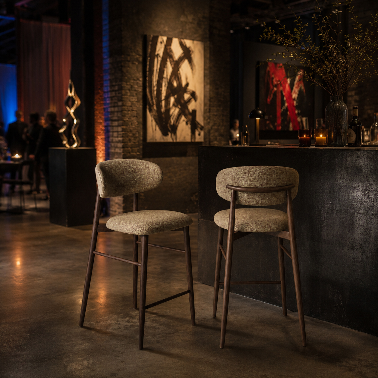 Terra Latte Bar Stool