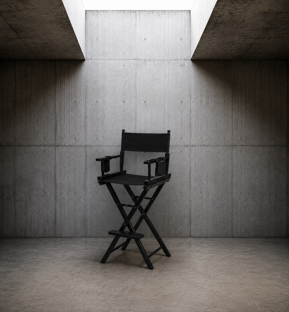 Black Directors Chair - Tall