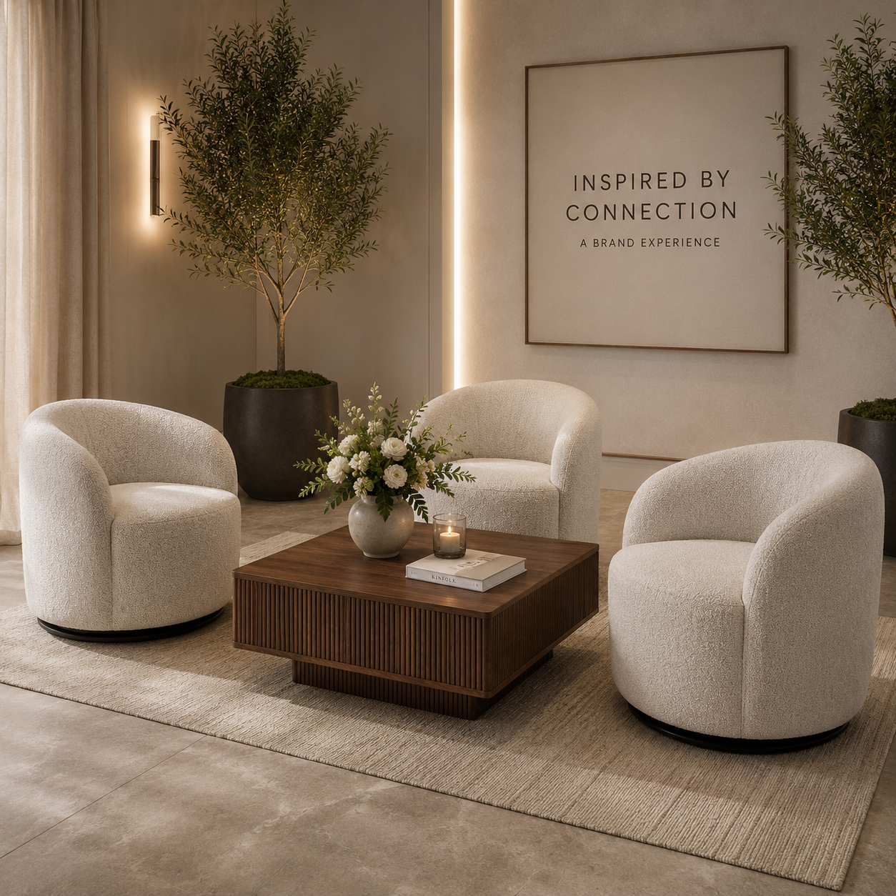 Bouclé chair hire UK, Cream furniture for hire in London, boucle lounge seating furniture hire London, boucle lounge chair event furniture hire London, best event furniture hire companies in London, best event furniture hire companies in UK