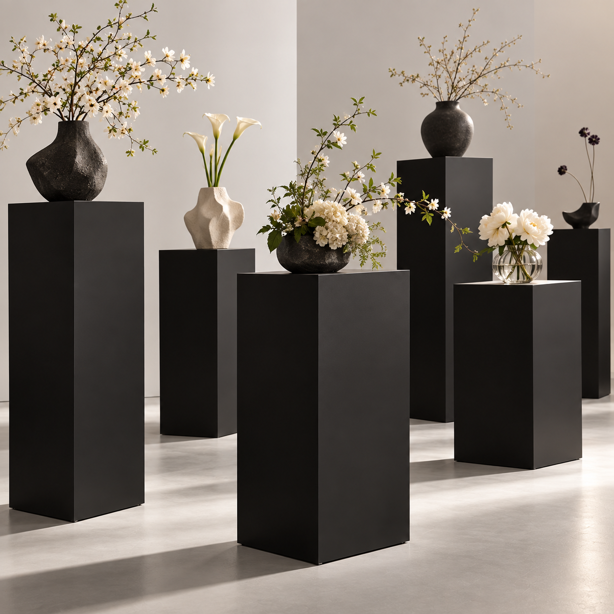 Black Plinths