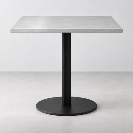Blume Dining Table Aluminium Square Top