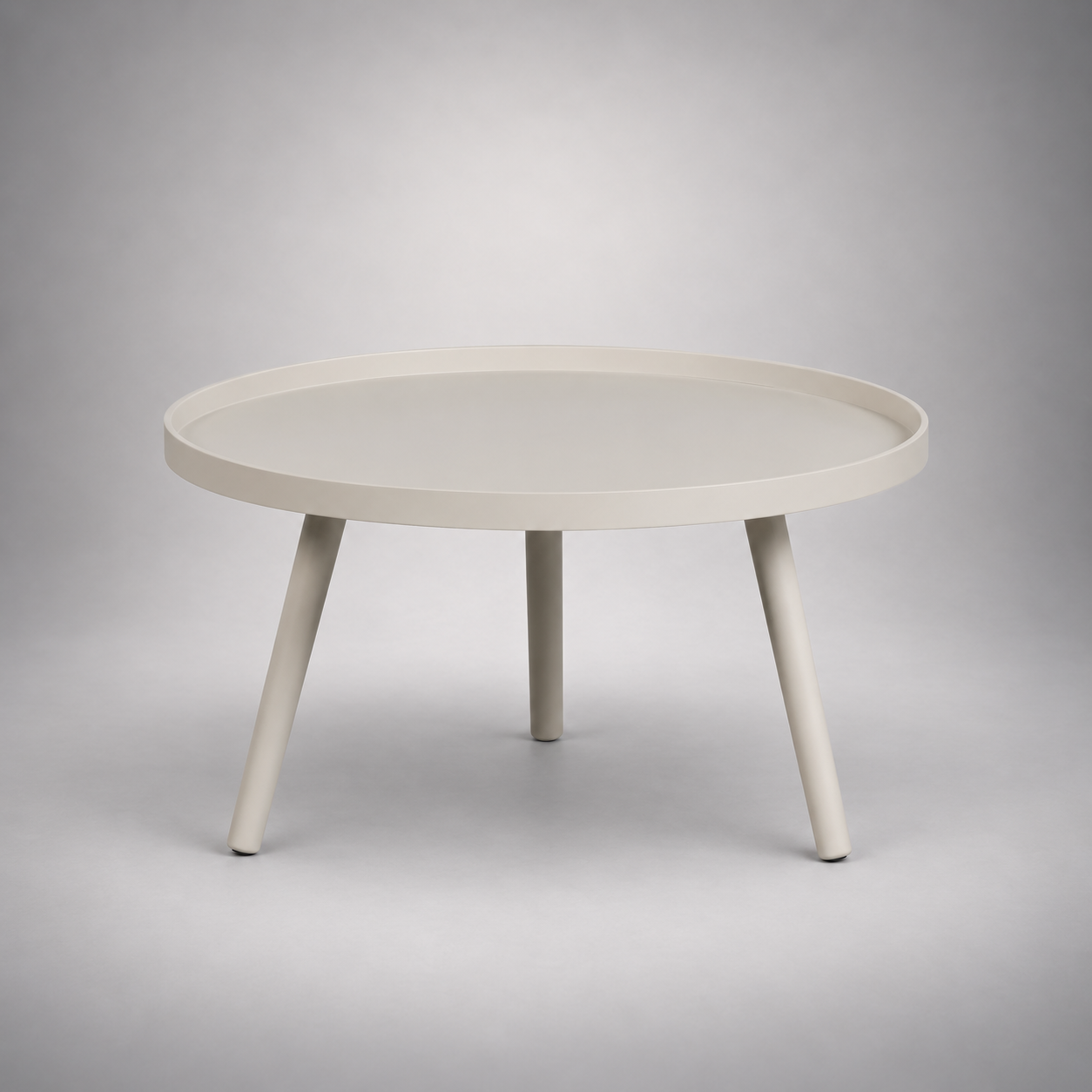 Midi Round Coffee Table Clay Grey