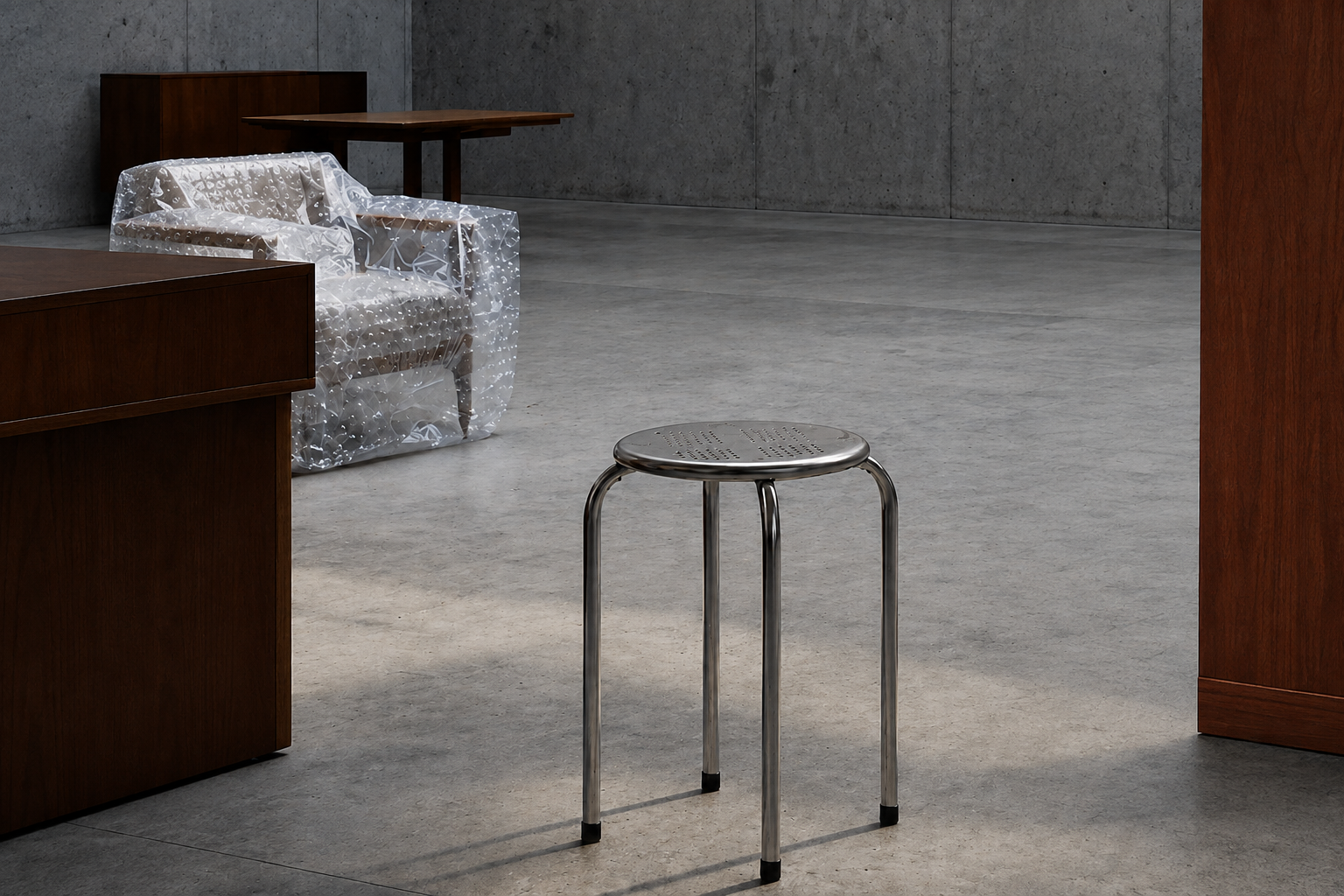 Steel - low stool
