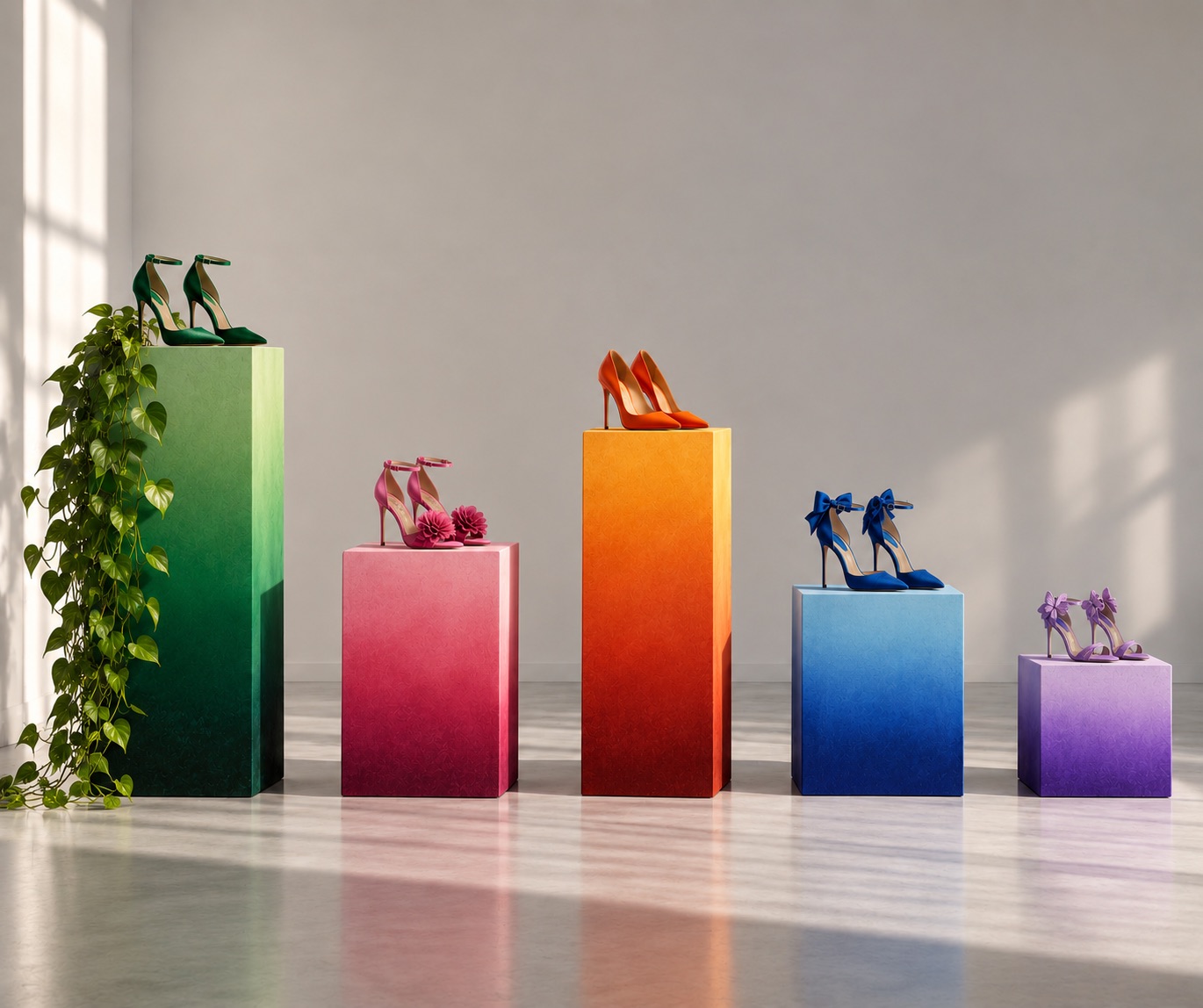 custom branded plinths for hire in London by hireit-eventfurniture.com