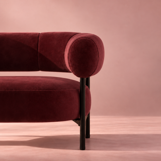 Chloe Armchair - Bordeaux