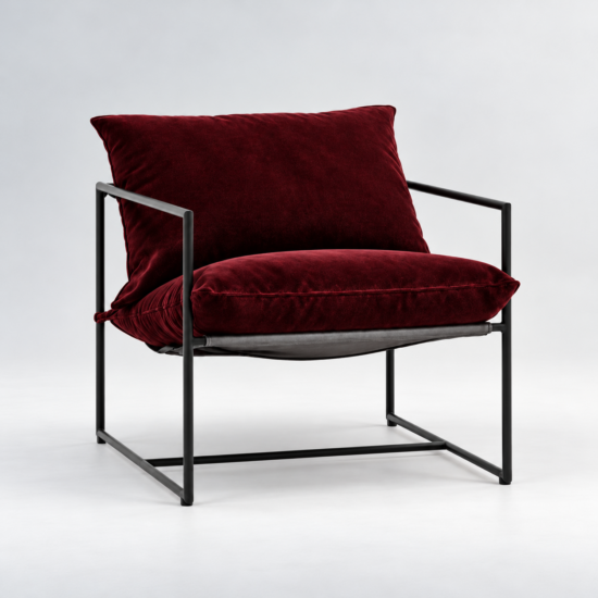 Allure Sling Armchair Deep Bordeaux