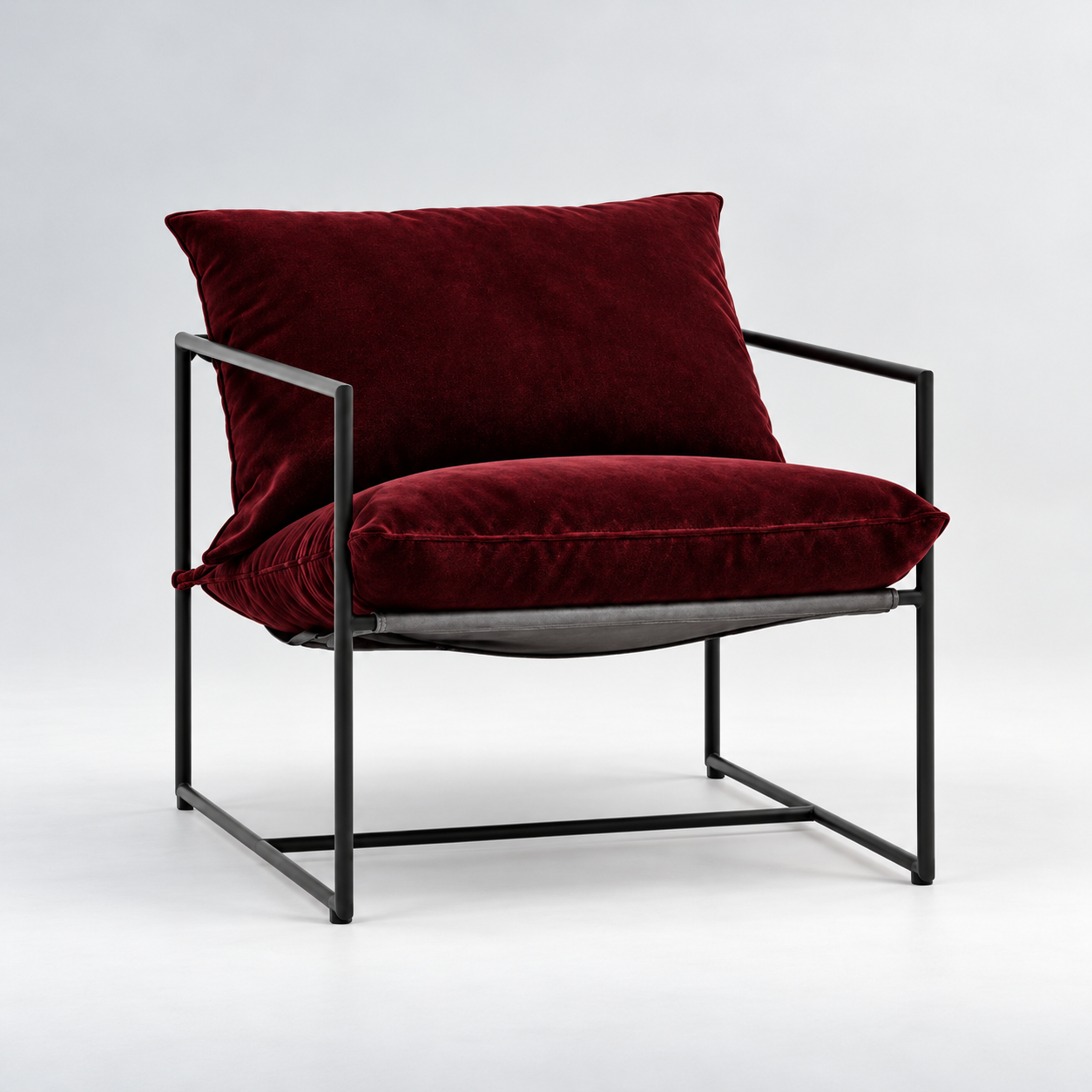 Allure Sling Armchair Deep Bordeaux